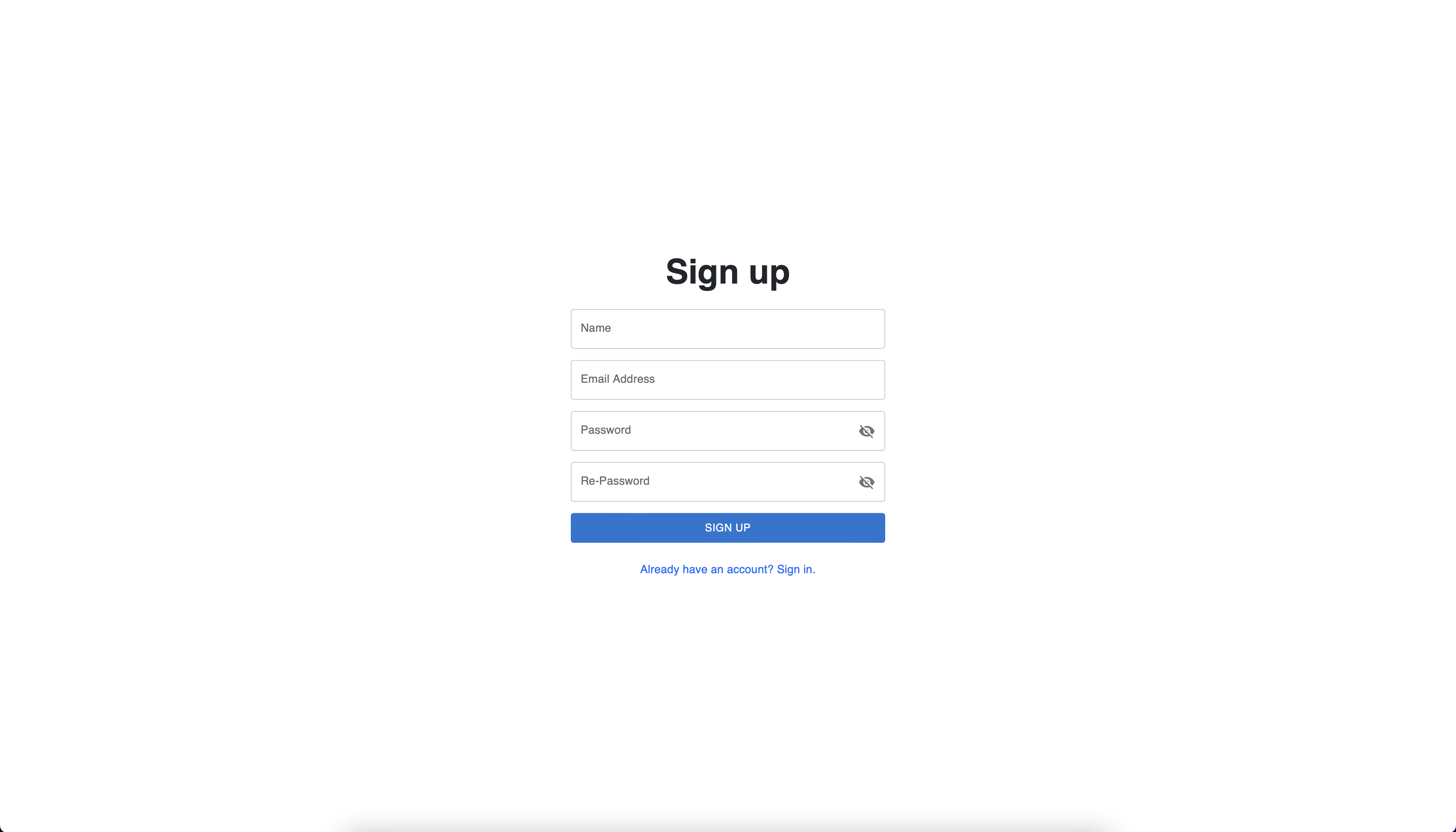 sign-up